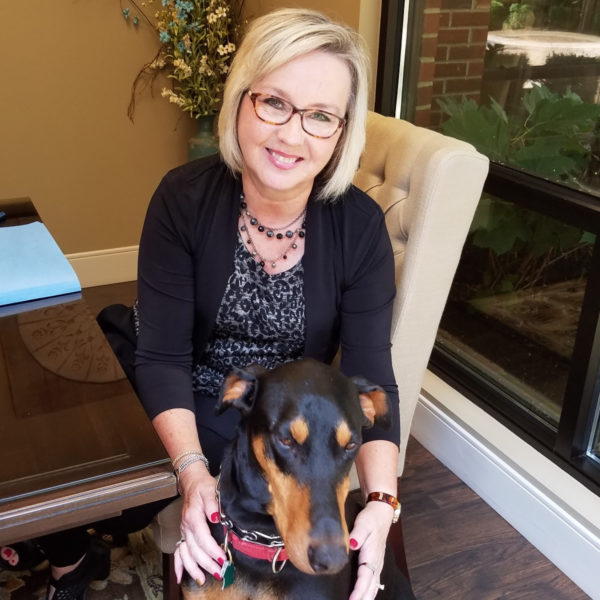 Freida with Dobie
